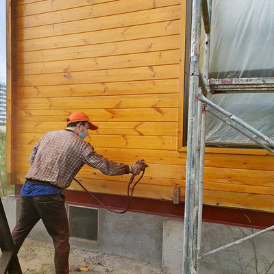 Protección de productos de madera para exteriores Renovación de viviendas de madera Pintura a base de agua Antiamarelamiento